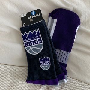 Men’s large Sacramento Kings NBA socks size large